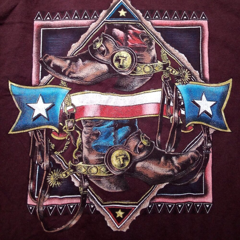 Vintage Alabama Cowboy Boots Graphic T-Shirt